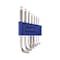 Eight Tool SHORT ARM TAPER HEAD HEX KEY L-HANDLE SHORT SET, 7PC 1.5-6MM SLVR TTR-S7 - alternate 1
